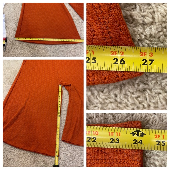 BUCKETLIST Wide Leg Solid Jumpsuit Rust - Picture 7 of 8